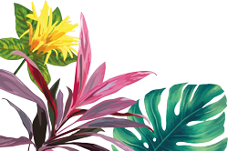 corner flower bottom left